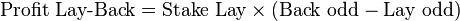 formula lucro trade lay-back